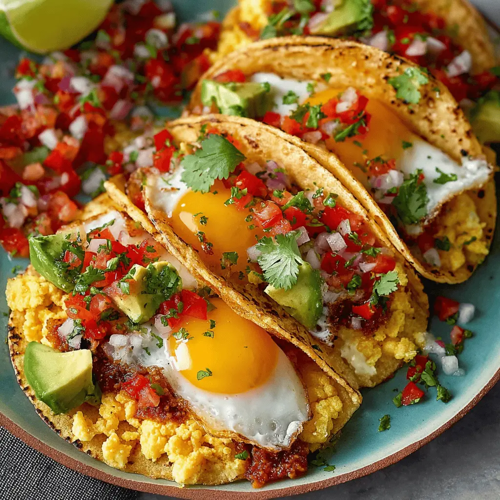 Breakfast Tacos: Easy Turkey Bacon and Chicken Ham Delight