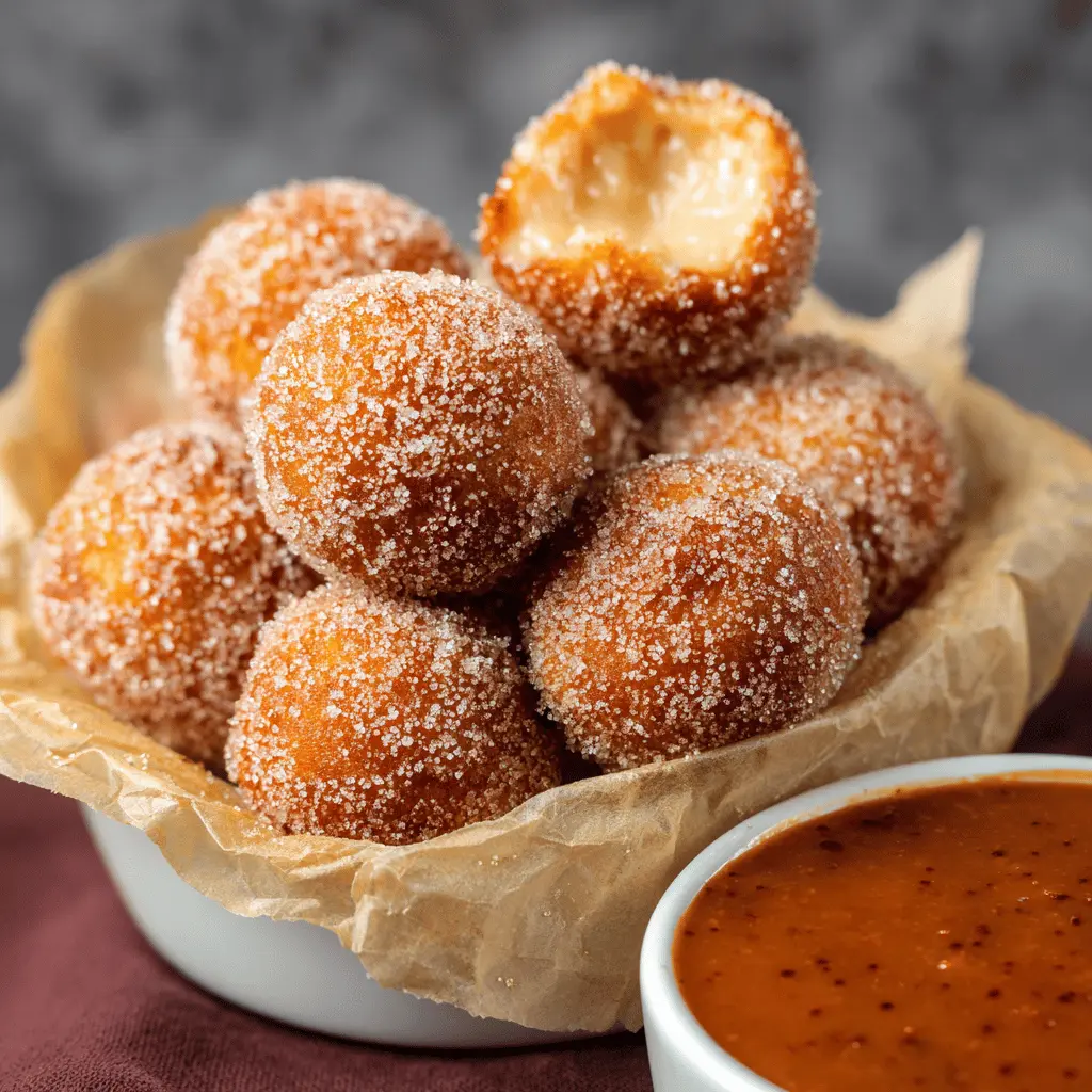 Cinnamon Sugar Donut Holes Dip: A Delightfully Indulgent Treat