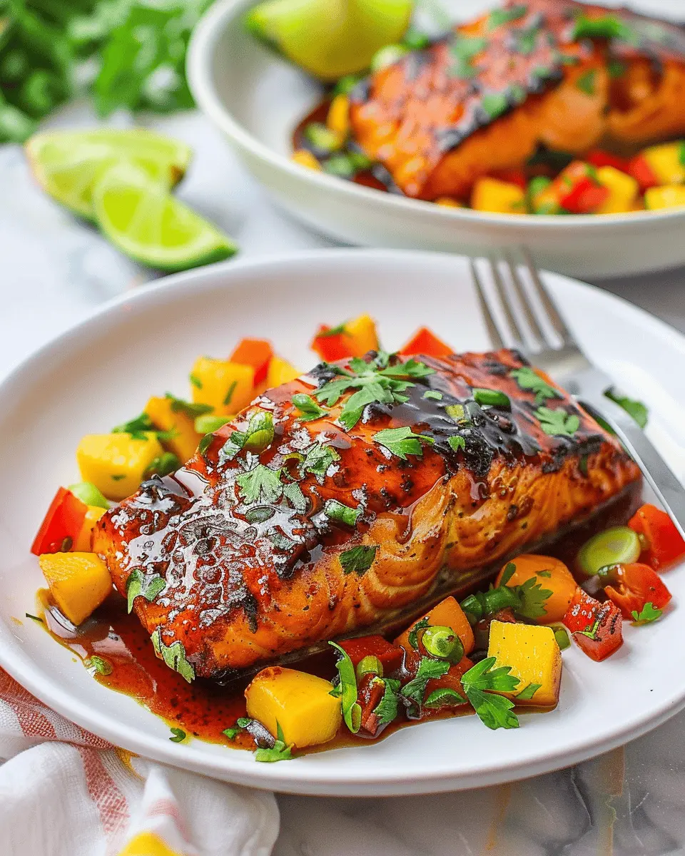 Mango Teriyaki Salmon Recipe: Easy and Delicious Dinner Delight