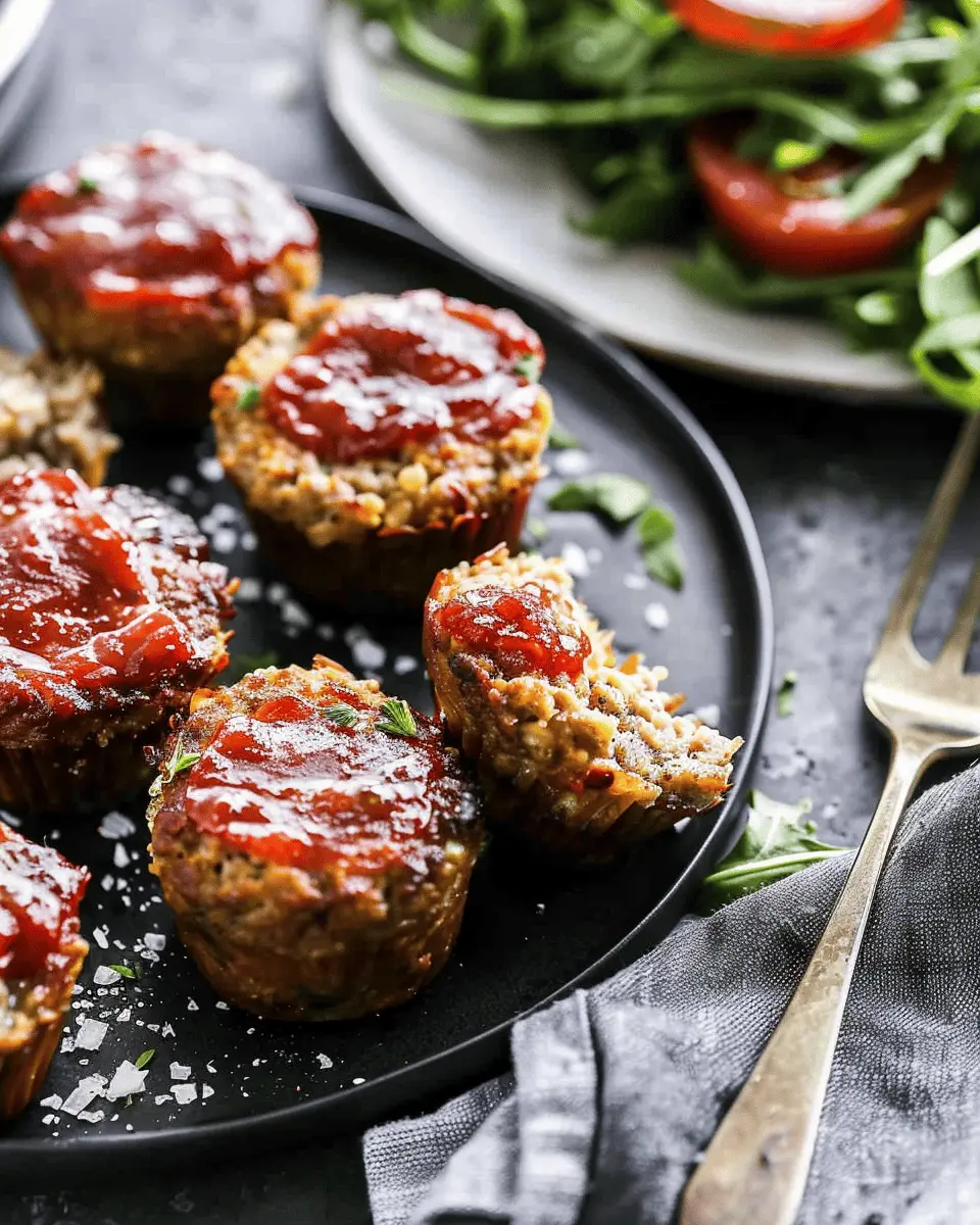 Mini Meatloaf Muffins: Easy Turkey Bacon Delight for Dinner