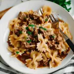 Beef Bowtie Pasta