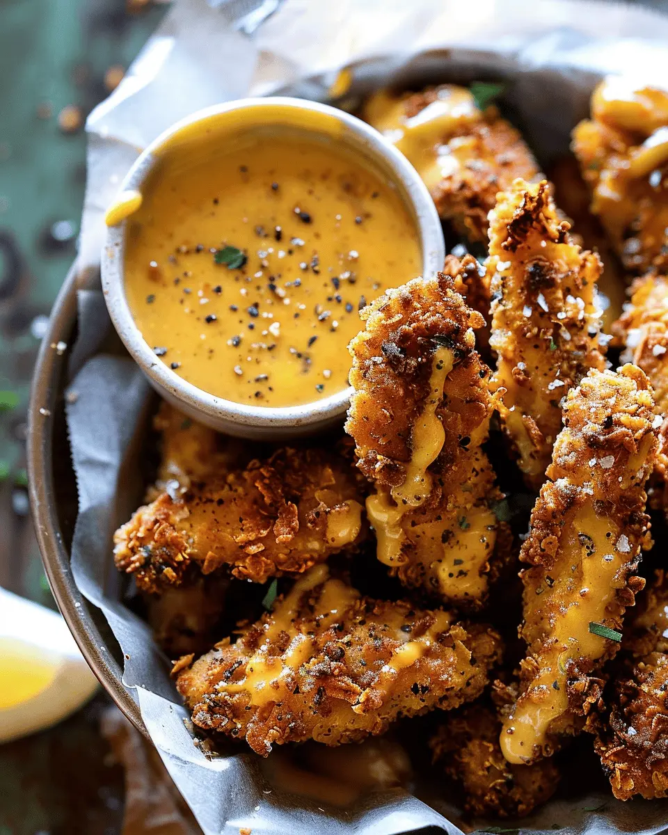 Baked Spicy Ranch Chicken Fingers: Easy with Honey Mustard Dip
