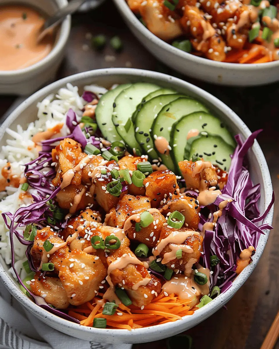 Bang Bang Chicken Bowl: Easy, Indulgent Dinner Delight
