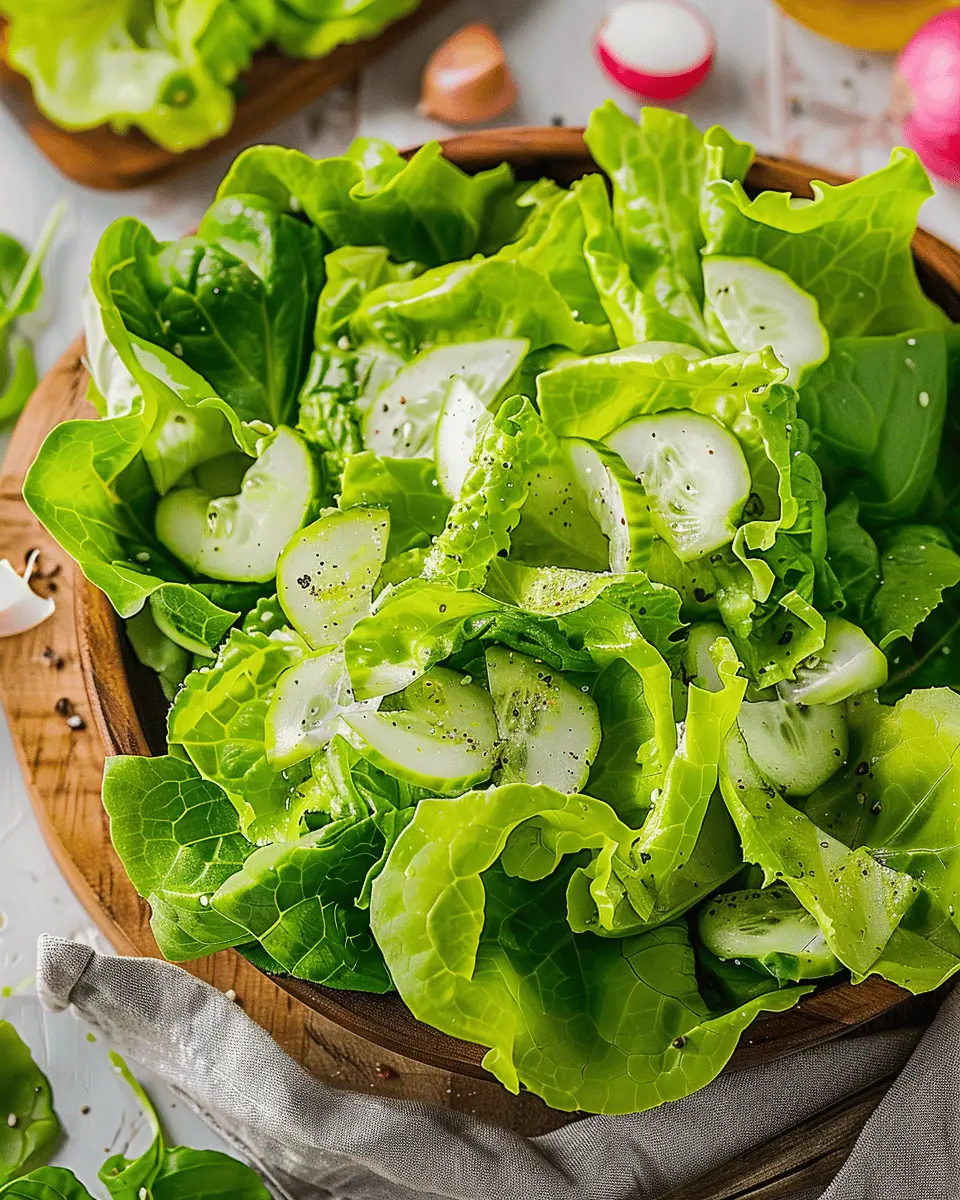 Butter Lettuce Salad with Turkey Bacon: A Fresh and Easy Delight