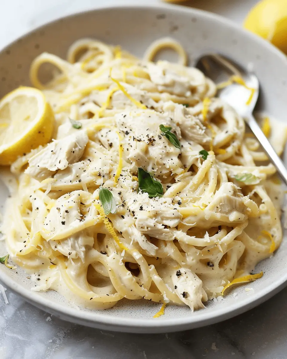 Creamy Lemon Chicken Pasta: An Easy Indulgence for Home Cooks