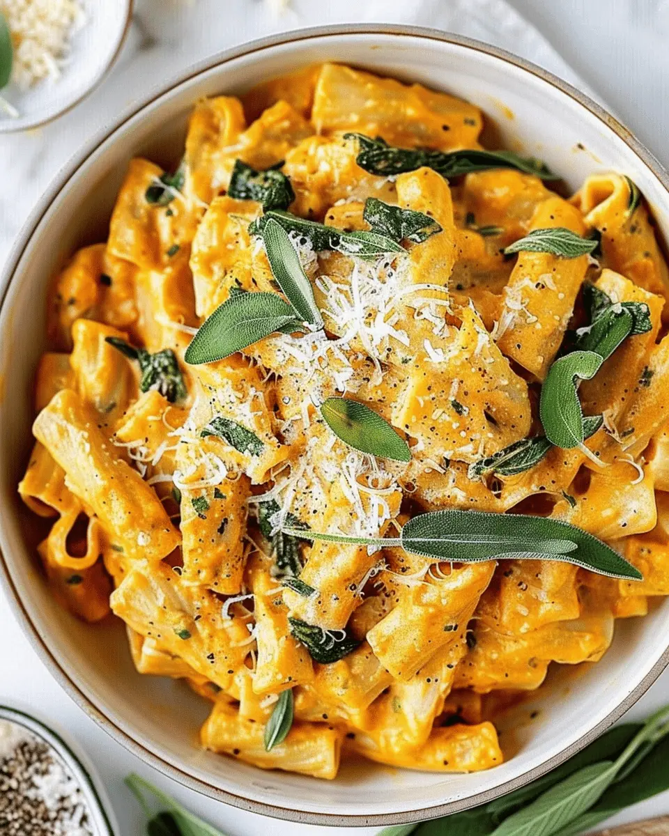 Creamy Pumpkin and Sage Pasta: The Best Comfort Food Delight