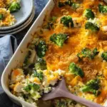 Easy Chicken Broccoli Rice Casserole