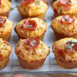 Easy Pizza Muffins for Toddler and Kids