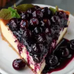 Gluten Free and Sugar Free Blueberry Cheesecake Recipe with Creamy Filling