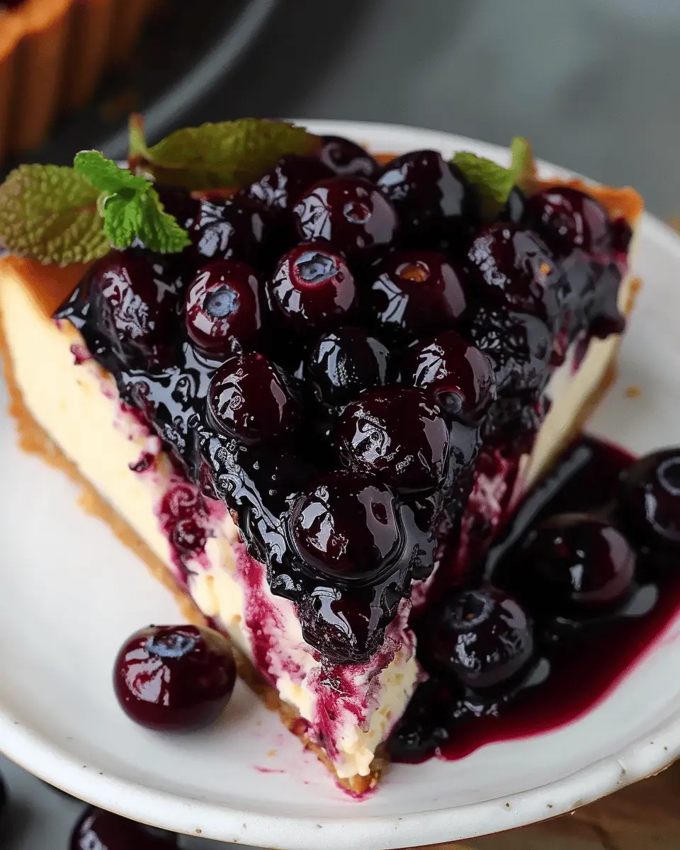 Gluten Free Blueberry Cheesecake: Easy Sugar Free Delight