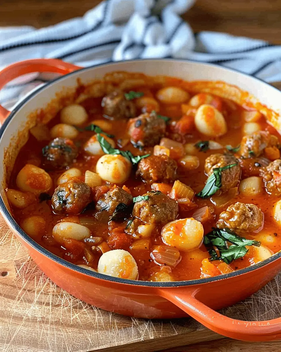 One Skillet Meatballs & Gnocchi: Easy Comfort Food Delight