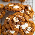Pumpkin S’mores Cookies Vegan – Gooey, Cozy & Perfectly Fall-Inspired!