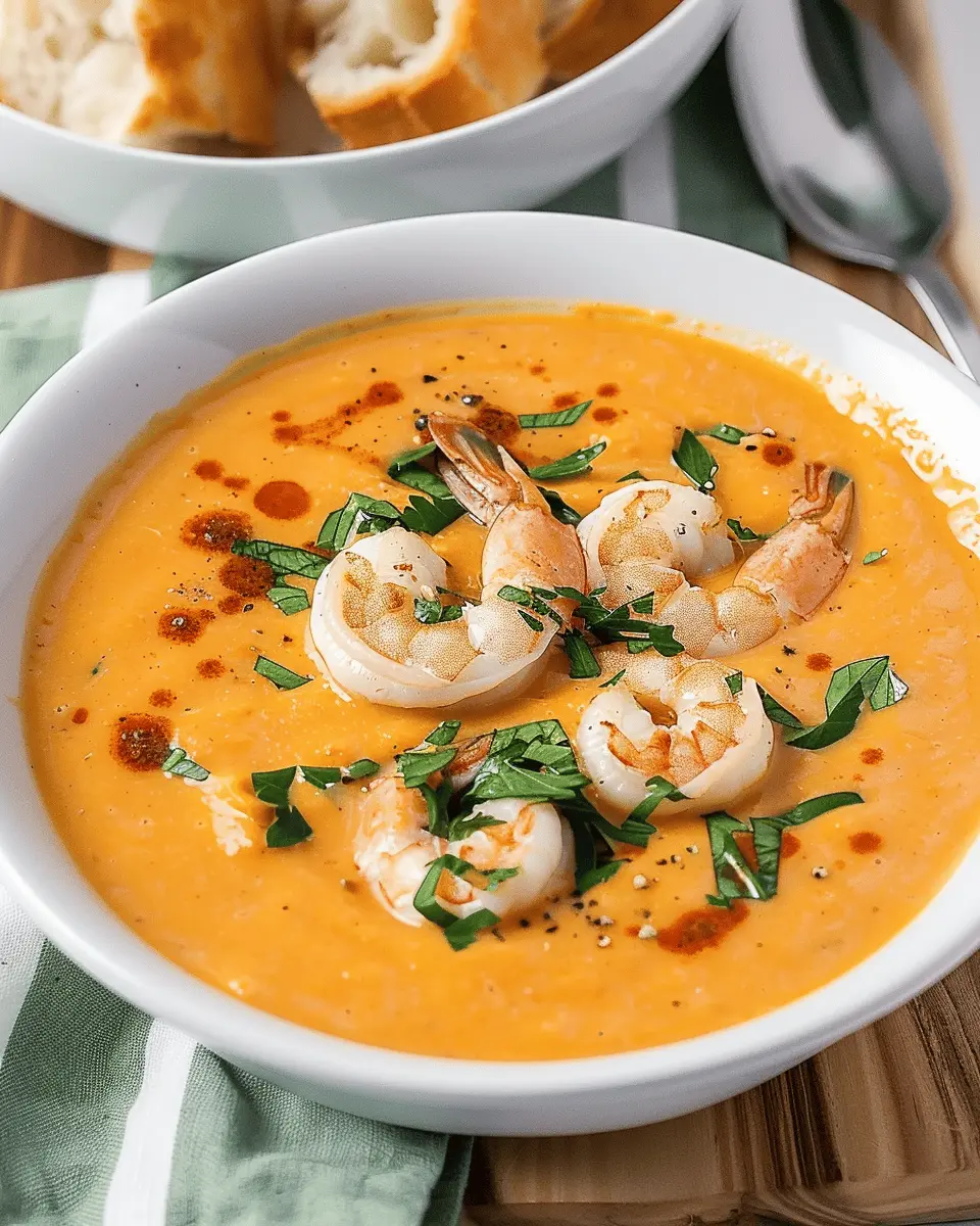 Pumpkin Shrimp Bisque: A Creamy Indulgent Twist on Comfort Food