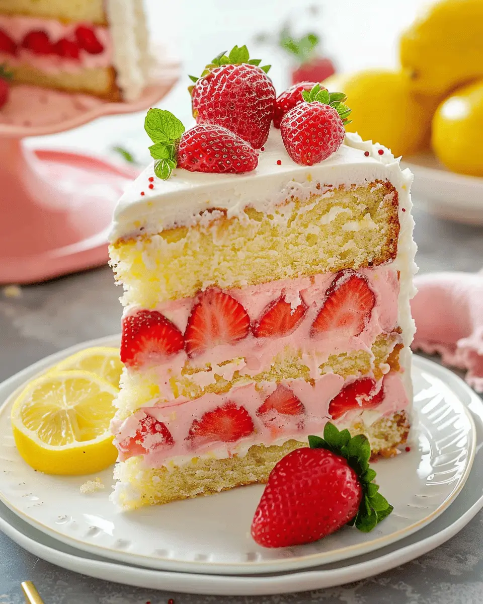 Strawberry Lemon Cake Recipe: A Juicy Delight for Home Bakers