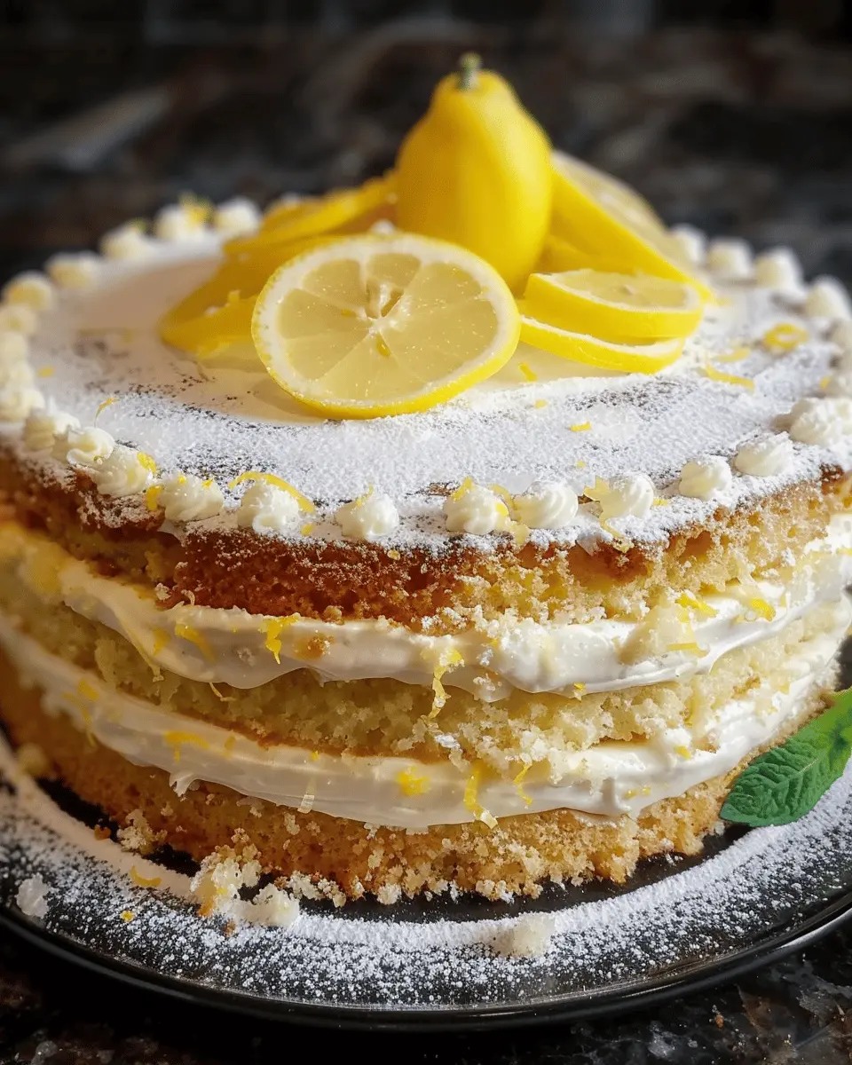 Italian Lemon Cream Cake: The Best Homemade Delights for All