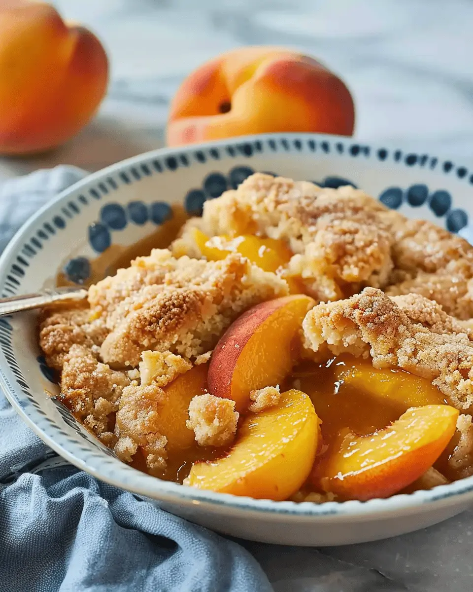 Sweet Southern Delight: Homemade Peach Cobbler Recipe Made Easy