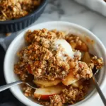 Healthy Breakfast Apple Crumble - Her Highness