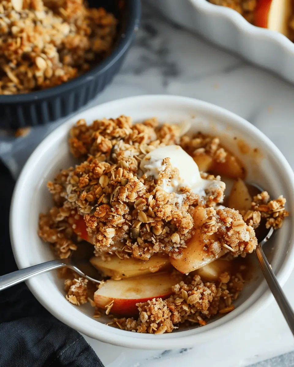 Healthy Breakfast Apple Crumble: A Delicious Start to Your Day