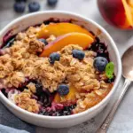 Blueberry Peach Crumble