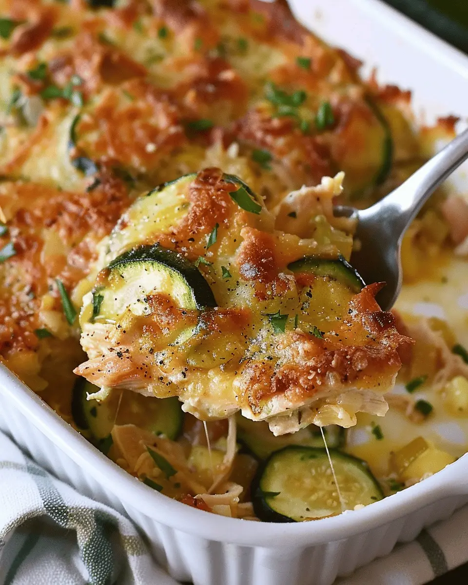 Quick Rotisserie Chicken Zucchini Casserole: Easy Weeknight Delight