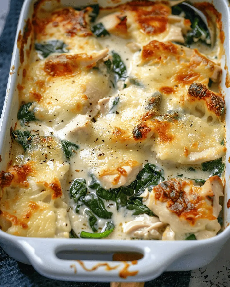 Chicken and Spinach Casserole: Easy Comfort Food Delight
