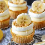 mini banana pudding cheesecakes