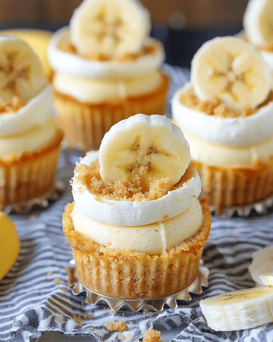 Mini Banana Pudding Cheesecakes: Easy Indulgence for Dessert Lovers