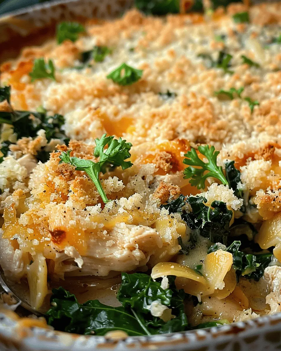 Chicken and Kale Casserole: Easy Comfort Food for the Soul