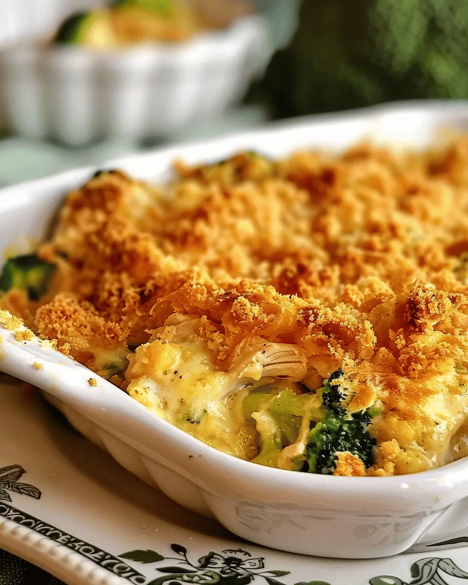 Chicken Broccoli Casserole – Easy, Creamy, Cheesy Delight