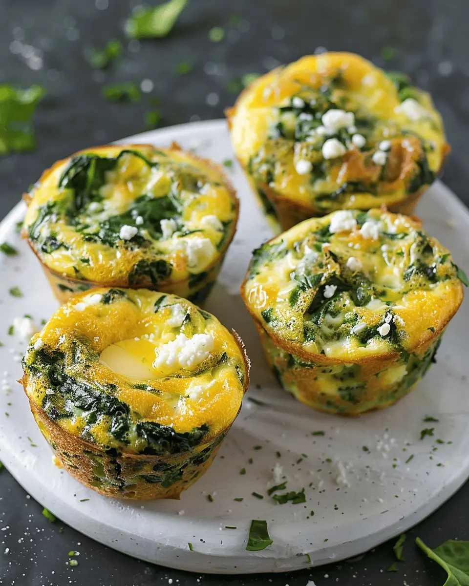 Spinach Feta Egg Muffins: The Best Healthy Breakfast Idea