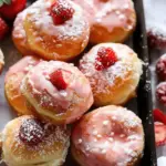 Strawberry Cheesecake Stuffed Donuts