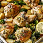 Lemon Garlic Chicken (Sheet Pan with Potatoes & Broccoli OR Marinade)