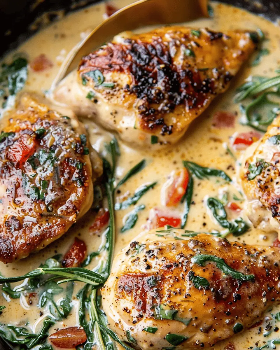 Creamy Tuscan Chicken with Turkey Bacon: A Delightful Twist