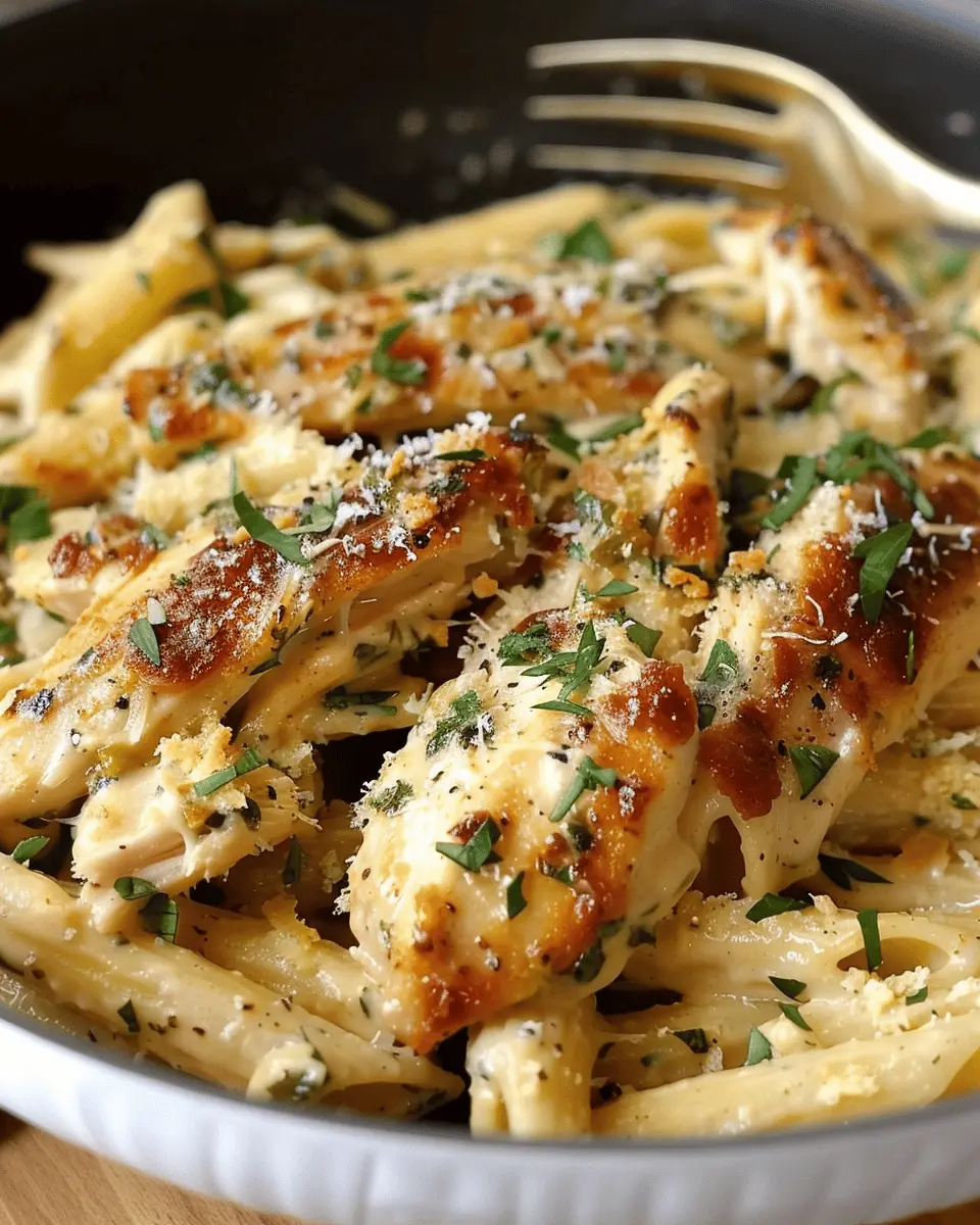 Garlic Chicken Parmesan Pasta: Easy Comfort Food Delight