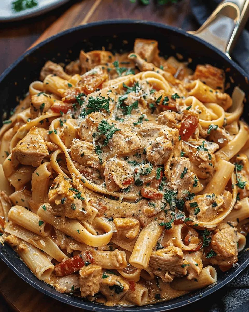 Tuscan Chicken Pasta: Easy & Indulgent Recipe with Turkey Bacon