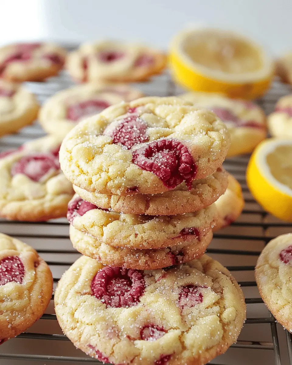 Lemon Raspberry Cookies: Easy Treats for Sweet Moments
