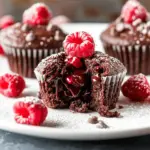 Molten Raspberry Chocolate Cupcakes – Ooey Gooey Center