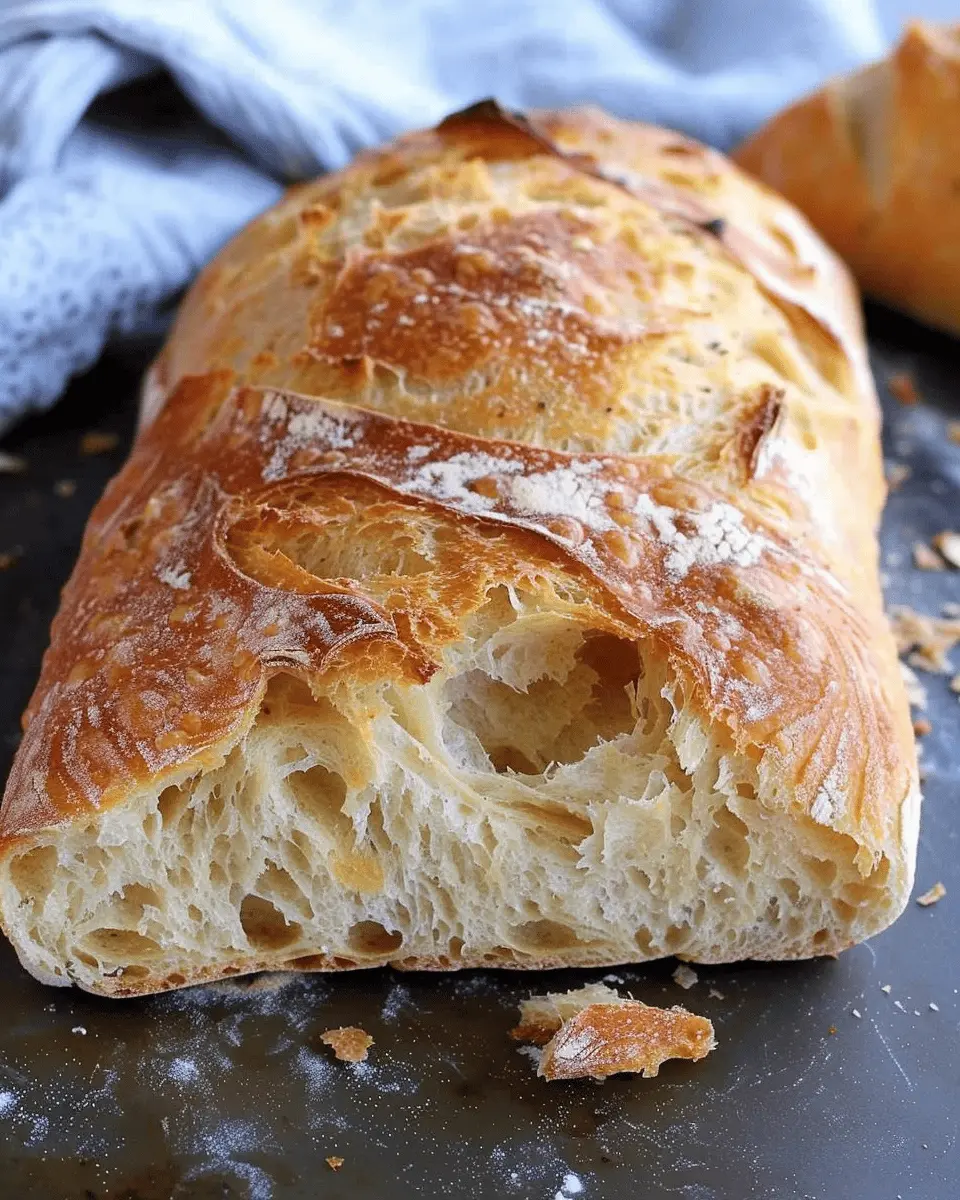 Quick Easy Crusty Italian Bread: Bake Your Best Loaf Today