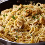 Easy Garlic Parmesan Chicken Pasta