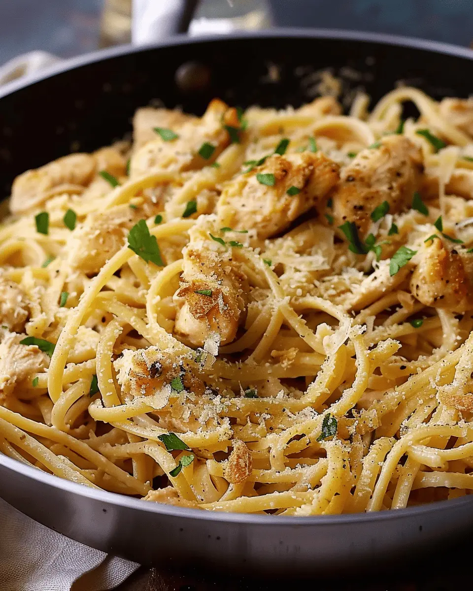 Easy Garlic Parmesan Chicken Pasta: Indulgent Comfort in 30 Minutes
