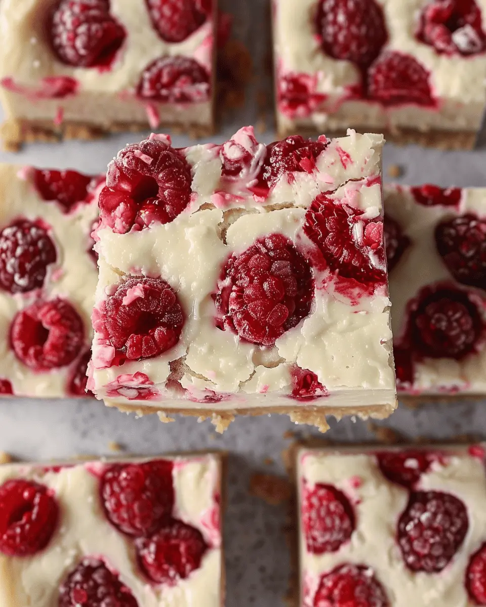 Healthy Raspberry Cheesecake Bars: Easy Guilt-Free Indulgence