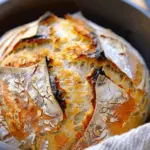 Dutch Oven No Knead Crusty Bread