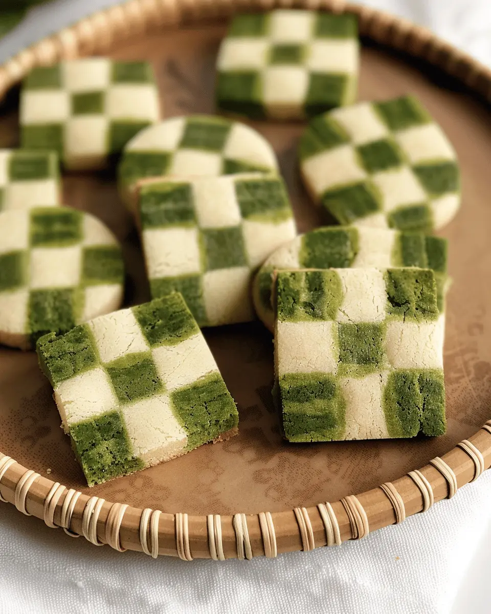 Matcha Checkerboard Cookies: The Best Easy Treat to Make Together