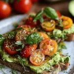 Avocado Toast with Tomato & Olive Oil