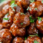 Honey BBQ Crockpot Meatballs Recipe