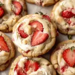 the best strawberry cheesecake cookies