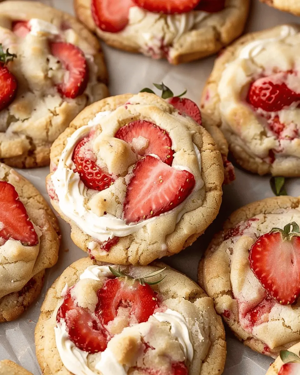 The best strawberry cheesecake cookies you’ll crave every day