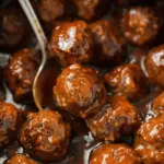 Quick & Easy Slow Cooker Salisbury Steak Meatballs