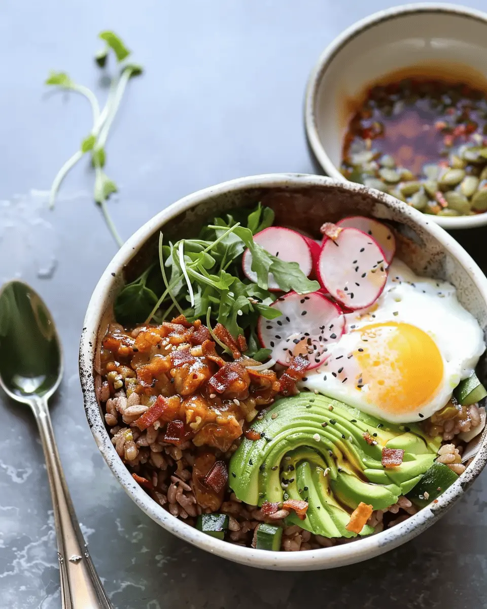 Savory Keto Breakfast Bowl: Easy Turkey Bacon & Veggie Delight