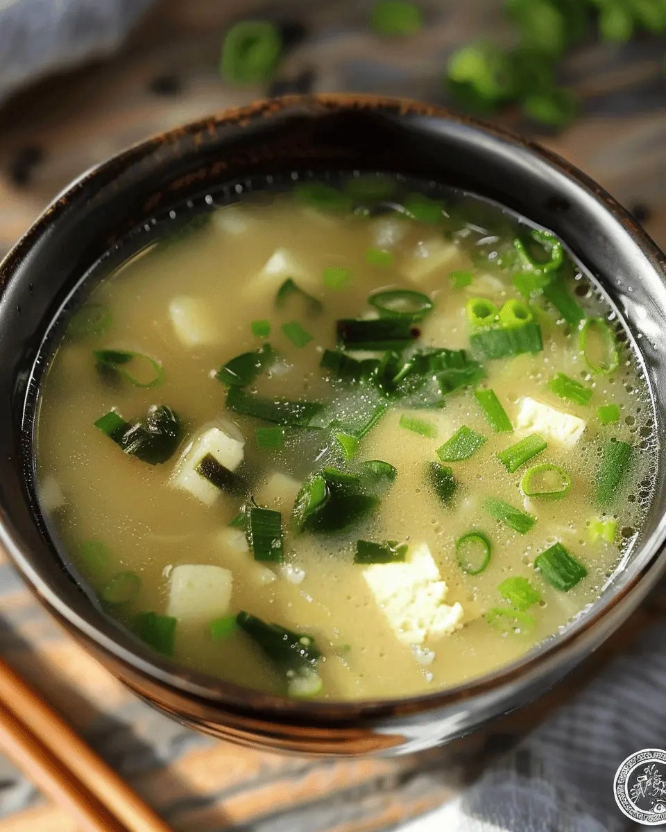 Homemade miso soup: Easy recipe without dashi for cozy nights